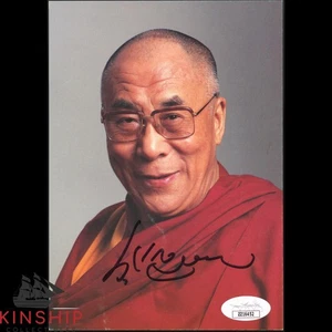 Dalai Lama signed Small Photo JSA LOA Rare Bold Auto B2066 - Picture 1 of 3