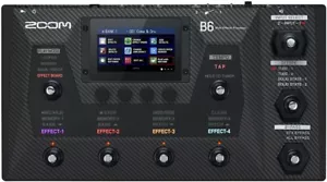 ZOOM B6 Multi Effects Processor for Bass Guitar New - Picture 1 of 3