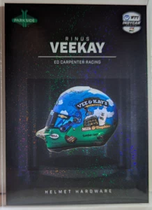 Rinus Veekay Helmet Hardware Foil 2025 Indy Trading Card Parkside IndyCar - Picture 1 of 1