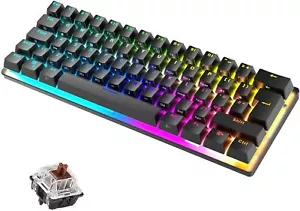 Mini tastiera da gioco meccanica cablata con retroilluminata RGB tipo C per PC/PS4/Xbox - Foto 1 di 17