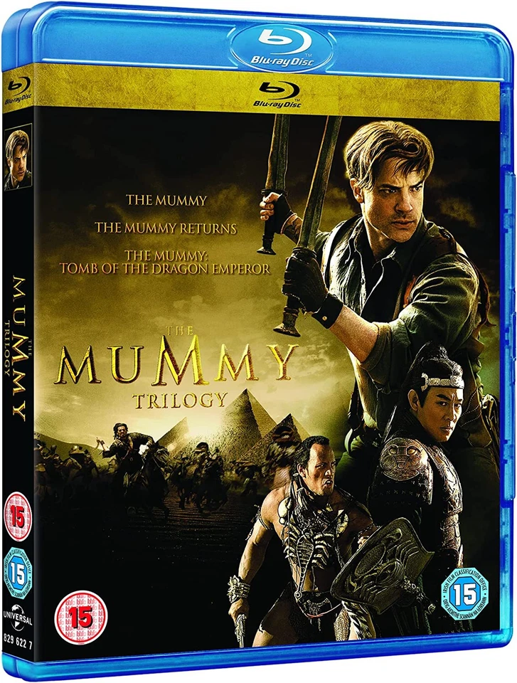 The MUMMY TRILOGY (Brendan Fraser)  New Region B (AUS) Blu Ray Boxset - image 1 of 1