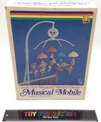Wonderful World of Disney Musical Mobile Dolly Toy #617 -WORKS- - Image 1 of 4