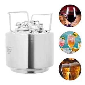 Stainless Steel 1.6 Gallon Mini Ball Lock Keg System For Small Batch HomeBrewing - Picture 1 of 12
