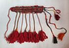 Tribal Decoration - Qashqai.  Wool piled band with Tassles.  Handmade