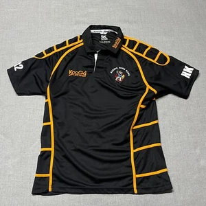 Kooga Rugby Shirt Mens Large Black Classic Retro Raiding Hong Kong Official - Picture 1 of 15