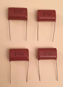 Lot de 4 condensateurs polypropylène 0,47µF - 1600v - Picture 1 of 1