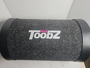 Pyle Tube Toobz Round Bass Charcoal Carpeted Round Tube Tested - Picture 1 of 3