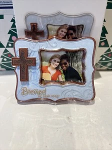 Bendecido el uno por el otro foto sello de Navidad recuerdo adorno nuevo en caja - Imagen 1 de 13