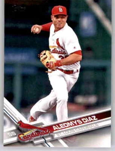 2017 Topps Series 1 Aledmys Diaz Base Card MLB PWE Set Break Cardinals #293 - Picture 1 of 2