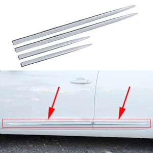 Carrocería de puerta cromada moldura lateral cubierta marco moldura universal piezas de coche 60 cm + 96 cm - Imagen 1 de 7