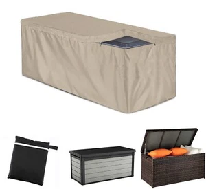 Outdoor Deck Box Cover with Zipper - Waterproof Garden Storage Box - 420D - Picture 1 of 7