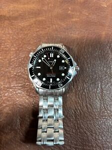 Stainless Steel Case Quartz OMEGA Seamaster Wristwatches for sale ...