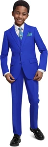 Boy Suit For Boys Formal Outfit Slim Fit Coat Pant Vests Wedding Blazer For kids - Picture 1 of 26