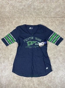 Russell NOTRE DAME FIGHTIN' IRISH T-Shirt Juniors L/G 11-13 NWT College - Picture 1 of 6
