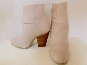 Nine West 6 1/2M beige suede leather ankle boots shoes very good 1551 1213 - Bild 1 von 8
