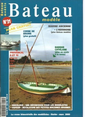 BATEAU MODELE N°31 PLAN : CORNE DE BRUME / L'HERMIONE / PROVENCAL 8 et 10 / - Image 1 of 2