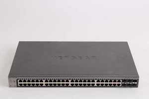 Netgear 48 Ports Manageable ProSafe Gigabit Stackable Smart Switch GS752TS - Picture 1 of 6