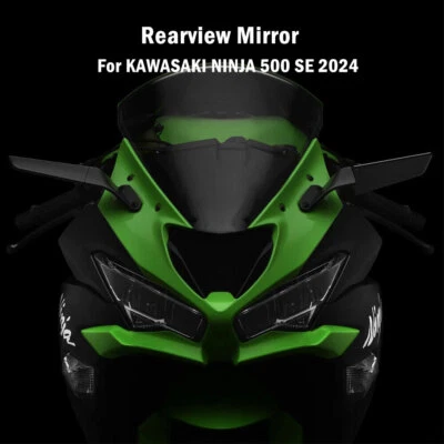 Rearview Mirrors Adjustable ninja500 For KAWASAKI NINJA 500 NINJA500 SE 2024 - Image 1 of 4