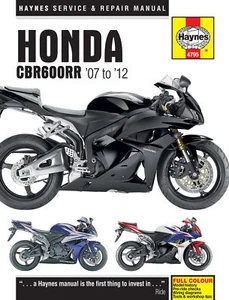 Reparaturhandbuch / -anleiung Honda CBR 600 RR 07, 2008, 2009, 2010, 2011 & 2012 - Picture 1 of 3