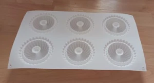 Große SILIKONFORM DONUT KUCHEN für Mousse 3D Schokolade Kuchendekoration 6 DONUT - Bild 1 von 6
