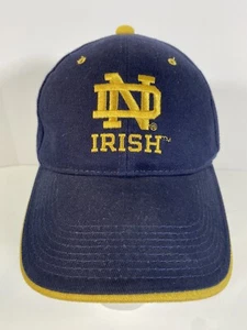 Vintage Notre Dame Fighting Irish StrapBack Hat Signatures Official ND Licensed - Picture 1 of 9