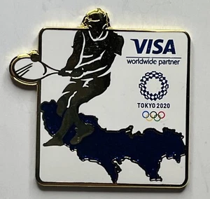 2020 Tokyo Olympic Sponsor Pin ~ VISA ~ Tennis - Bild 1 von 8