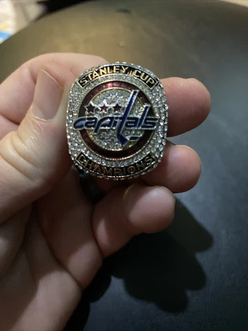 Washington Capitals Stanley Cup Championship Ring And Display Box Cover