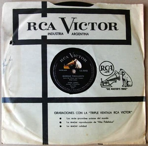 PAUL ANKA 78-rpm Love Me Warm and Tender 1962 ARGENTINA Ed.  - Picture 1 of 3