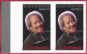 USA Sc. 5957a (F) Allen Toussaint 2025 MNH ***NO DIE CUTS*** H pair - Picture 1 of 1