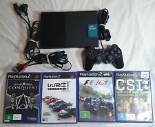Sony Playstation 2 Slim Bundle - Controller Memory Card 4 Games PS2⭐ TRACKED⭐