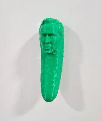 Pickle Nicolas Cage Fridge Magnet - Funny Picolas Cage Pickle Meme Magnet