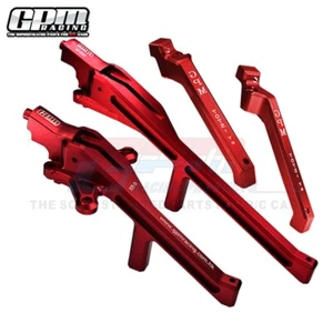 Aluminium Chassisstrebe vorne + hinten + Dämpferbrücke hinten für TRAXXAS 1/8 4WD SCHLITTEN - Bild 1 von 10