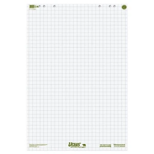 5x Flipchartpapier kariert 20 Blatt 80g/m² 6-fach Lochung holzfrei Ursus Green - Bild 1 von 1