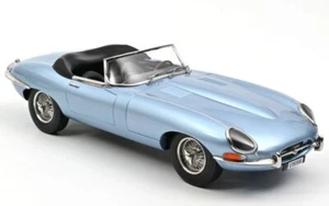 JAGUAR E-Type Cabriolet - 1962 - bluemetallico - Norev 1:12 - Foto 1 di 6