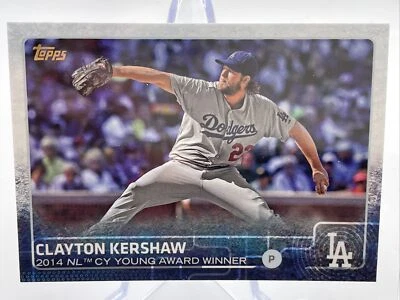 2015 Topps Clayton Kershaw Baseball Card #451 Mint FREE SHIPPING - Image 1 of 3