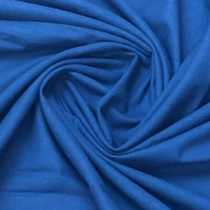 SCHLICHTER STOFF ROYALBLAU 100% BAUMWOLLSTOFF Meterware - Bild 1 von 1