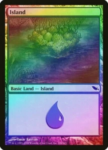 Island (286) FOIL Shadowmoor NM Basic Land MAGIC THE GATHERING - Picture 1 of 1