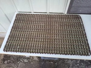 Antique Acme Steel Goods Co Flexible Linked Door Mat 22" x 35" - Picture 1 of 7
