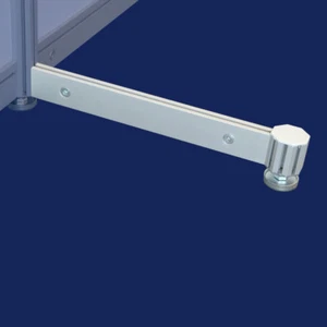 Stützfuß für 8-Kammer-Stützenprofil Messestand, Messebausystem - Bild 1 von 1