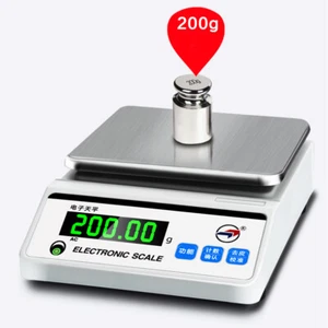 10Kg x 0.1g Digital Electronic Food Balance Scale Lab Scale High Precision - Bild 1 von 5