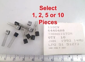 Transistor National Semiconductor U1899 NChannel J-Fet Switch TO92 MBL4-18 - Imagen 1 de 3