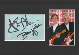 Hank Marvin & Bruce Welch (The Shadows) Hand Signed A4 Mount, Autograph - Picture 1 of 2