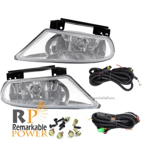 Fits 05 06 07 Honda Odyssey Clear Lens Chrome Housing Bumper Fog Lights - Picture 1 of 3