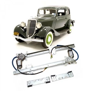 Flat Glass 12V Power Window Conversion Kit for 1934 Model 40 Victoria Slantback - Picture 1 of 12