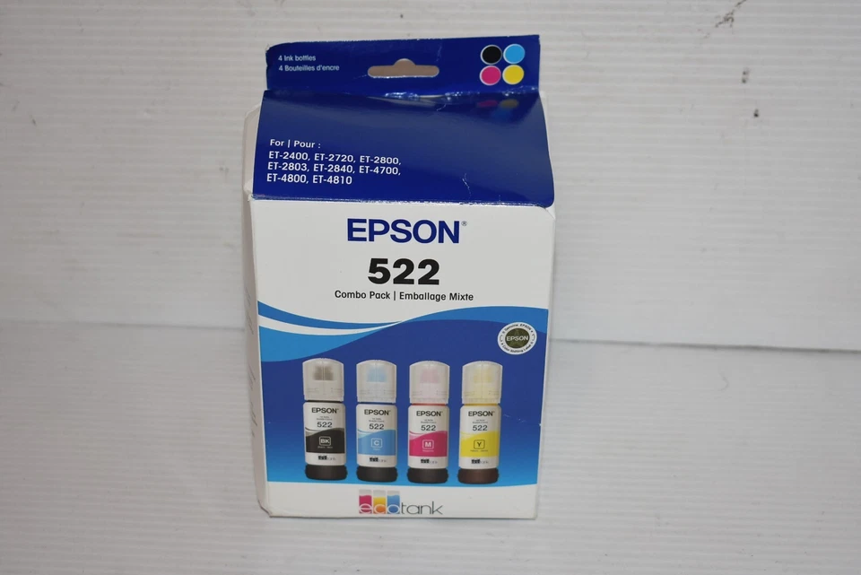 Epson T522120BCS T522120BCS (T522) Ultra High-Yield Ink -...