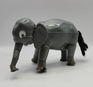 Vintage Revell Toy Jointed-Fully Articulated Plastic Elephant Toy - Picture 1 of 8