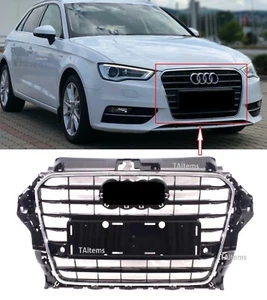 VORDERER KÜHLER MITTELGRILL PASST AUDI A3 8V 2013-2016 SCHRÄGHECK - Bild 1 von 4