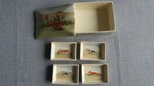 Royal Doulton Fox Hunting - Cigarette / Trinket Box with 4 dishes RARE - #2 - Picture 1 of 12