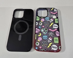 1 PopSocket Black Case 1 Kawaii Halloween Case iPhone 13 pro max Lot 2036 - Picture 1 of 5