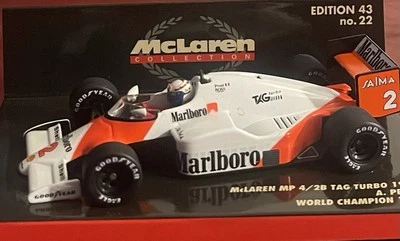 F1 McLAREN MP4/2B #2 A.Prost Campeón del Mundo 1985 1/43 MIN530854302 Marlboro especificaciones Foto 1 de 4